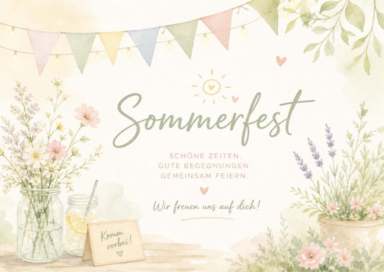 Sommer, Gemeinschaft und gute Laune – feiert mit uns das Sommerfest 2026