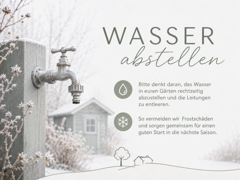 Wasserabstellen